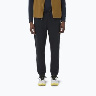 Herren Laufhose Salomon Shakeout Hexaflow tiefschwarz