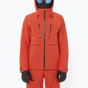 Herren-Skijacke Salomon Brilliant 2.0 cherry tomato