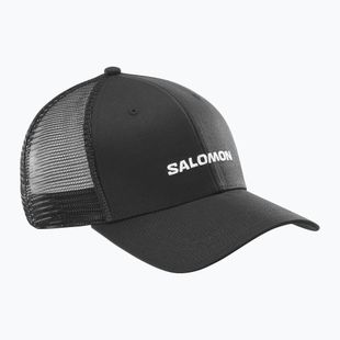 Salomon Logo Trucker Cap deep black