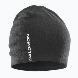 Salomon Wintermütze Graphic deep black