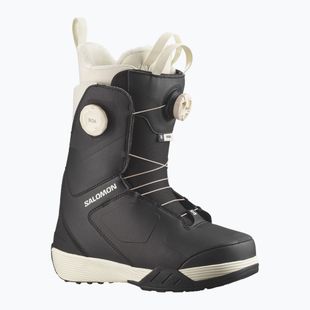 Damen-Snowboardschuhe Salomon Kiana Dual Boa W black/black/vanilla ice