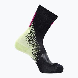 Socken Salomon Gravel Crew pink glo/butterfly