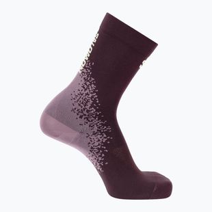 Socken Salomon Gravel Crew butterfly/dusky orchid/huckleberry