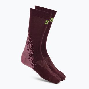 Socken Salomon Gravel Crew butterfly/dusky orchid/huckleberry
