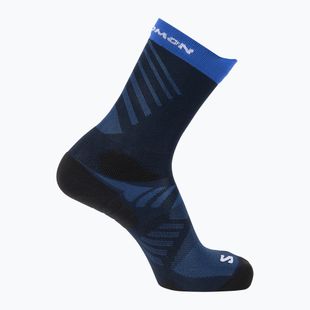 Socken Salomon Aero Crew maritime blue/bluing/white