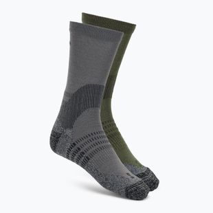 Socken Salomon X Ultra Access Crew 2 pairs excalibur/olive night