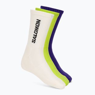Socken Salomon Everyday Crew 3 pairs vanilla ice/acid lime/deep blue