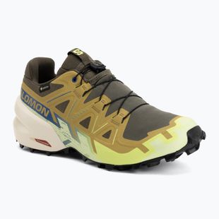 Herren-Laufschuhe Salomon Speedcross 6 GTX grape leaf/aspargus green