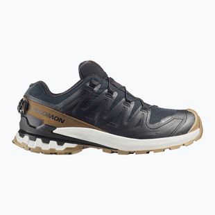 Damen-Laufschuhe Salomon XA PRO 3D V9 GTX Lifelong schwarz/coyote braun/vanille eis