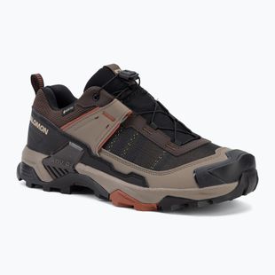 Herren-Trekkingschuhe Salomon X ULTRA 5 GTX black coffee/walnut/arabian
