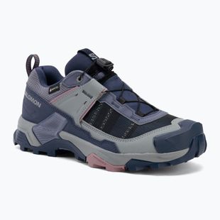 Trekkingschuhe Damen Salomon X ULTRA 5 GTX spellbound/monument/dusky
