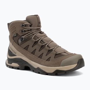 Trekkingschuhe Herren Salomon Quest Echo GTX walnut/dsrtan/blko