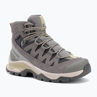Damen-Trekkingschuhe Salomon Quest Echo GTX gull/paloma/bog