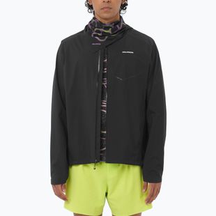 Herren Laufjacke Salomon Bonatti Waterproof dee black