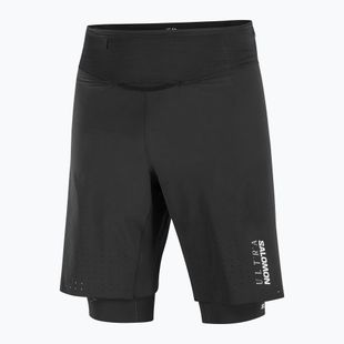 Herren Laufshorts Salomon S/Lab Ultra 2IN1 deep black