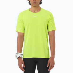 Salomon Sense Aero SS Tee GFX acid lime Herren Laufshirt