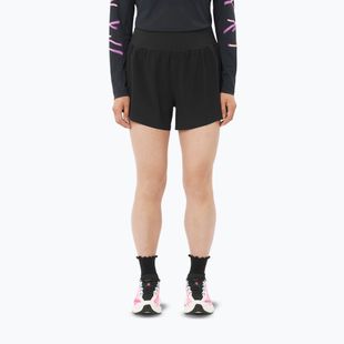 Damen-Laufshorts Salomon Sense Aero Stow 4" deep black