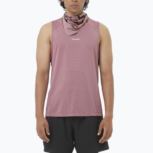 Salomon Shakeout Core Tank Herren-Laufshirt dusky orchid