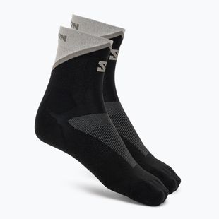 Socken Salomon Pulse Ankle black/gull gray/silver cloud