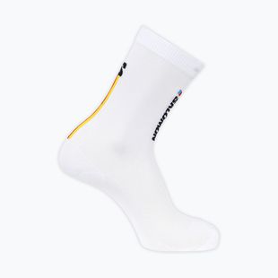 Socken Salomon Pulse Race Flag Crew white
