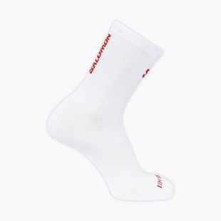 Socken Salomon S/Lab Phantasm Crew 3 white/fiery red