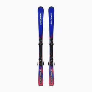 Kinder-Alpinski mit Bindung Salomon Equipe MT JR + M10 GW race blue/equipe red