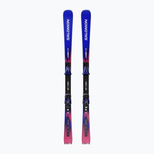 Alpinski mit Bindung Salomon Equipe SL 12 + I12 GW race blue/equipe red