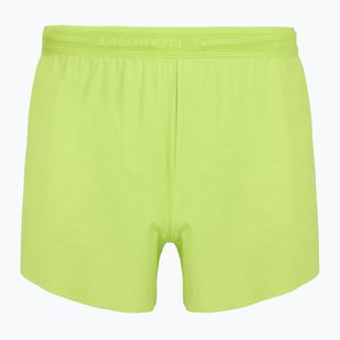 Herren Laufshorts Salomon Sense Aero SPLT 3" acid lime