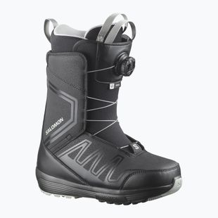 Damen-Snowboardschuhe Salomon Pearl Boa W black/black/wrought iron