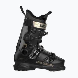 Damen-Skischuhe Salomon S/Pro Alpha C Boa 85 W black/dark gray met./light bronze met.