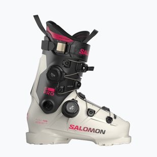 Herren-Skischuhe Salomon S/Pro Supra Dual Boa 130 gray aurora/black/raspberry