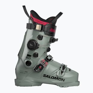 Herren-Skischuhe Salomon S/Pro Alpha C Boa 130 wrought iron/black/raspberry