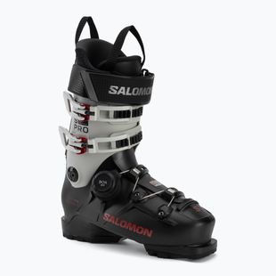 Herren-Skischuhe Salomon S/PRO Supra S Boa 110 black/gray aurora/samba met