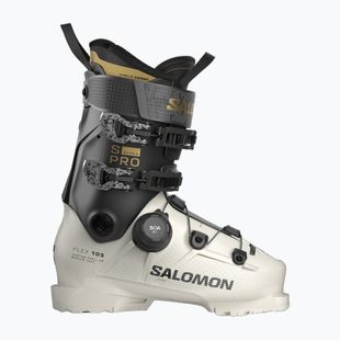 Damen-Skischuhe Salomon S/PRO Supra S Boa 105 W gray aurora/black/gold met