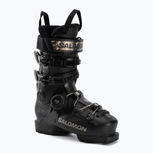 Damen-Skischuhe Salomon S/PRO Supra S Boa 85 W black/beluga met/light bronze met