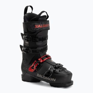 Herren-Skischuhe Salomon S/PRO Supra 110 black/samba met/beluga met