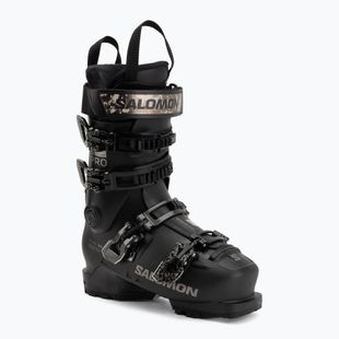 Damen-Skischuhe Salomon S/PRO Supra 95 W black/dark gray met/light bronze met