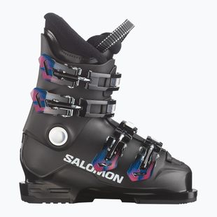 Kinder-Skischuhe Salomon T4 M Jr black/black/white