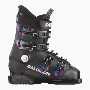 Kinder-Skischuhe Salomon T4 L Jr black/black/white