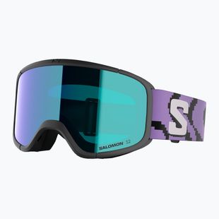 Skibrille Salomon Aksium 2.0 S S2 black pansy/ml mid blue