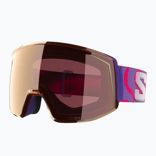 Skibrille Salomon Skarn Prime Sigma S2+S1 ultra violet/sigma copper/sigma clear pink