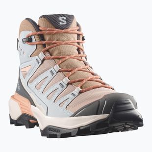 Damen-Trekkingschuhe Salomon X Ultra 360 MID GTX oxford tan/pearl blue