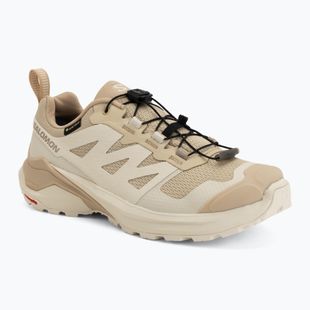 Damen-Trekkingschuhe Salomon X-Adventure GTX Safari/Almond Milk/Desert