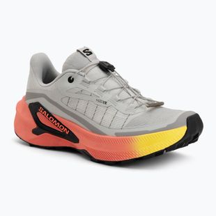 Laufschuhe für Damen Salomon Genesis 2 gray violet/safety yellow