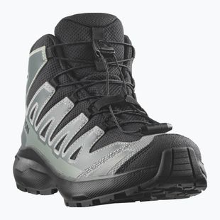 Kinder-Wanderschuhe Salomon XA PRO MID Waterproof black/sedona sage