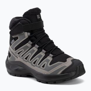 Kinder-Wanderschuhe Salomon XA Pro Winter Waterproof black/castlerock