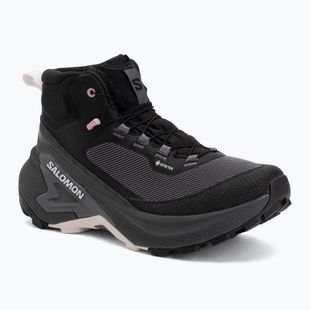 Damen-Wanderschuhe Salomon Genesis Mid GTX black/dawn pink