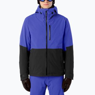 Herren-Skijacke Salomon Highland clematis blue/deep black