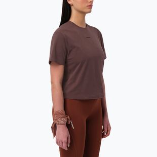 Damen-T-Shirt Salomon Trackline coffee bean