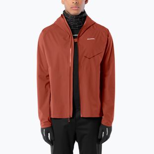 Laufjacke für Herren Salomon Bonatti Waterproof burnt umber